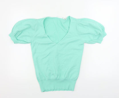 Womens UK Size 12 New Look Green Pullover Jumper