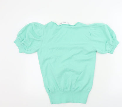 Womens UK Size 12 New Look Green Pullover Jumper