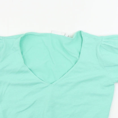 Womens UK Size 12 New Look Green Pullover Jumper
