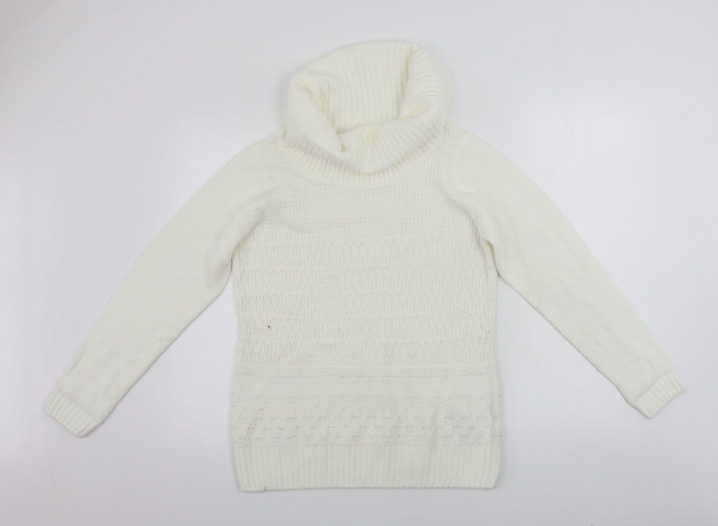 EWM Womens Ivory   Pullover Jumper Size L