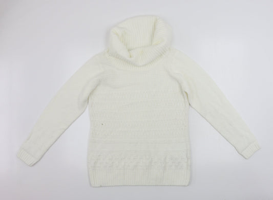 EWM Womens Ivory   Pullover Jumper Size L