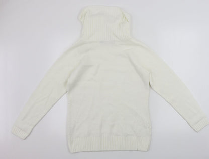 EWM Womens Ivory   Pullover Jumper Size L