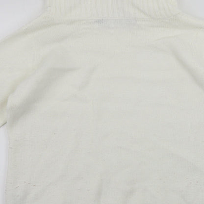 EWM Womens Ivory   Pullover Jumper Size L