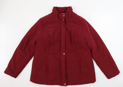 Womens UK Size 18 BHS Red Jacket