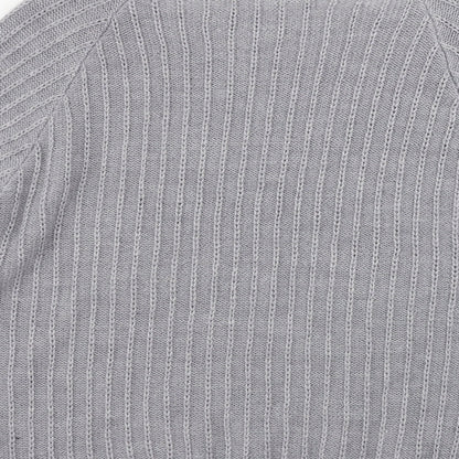 Womens UK Size L Tru Collection Grey Pullover Jumper