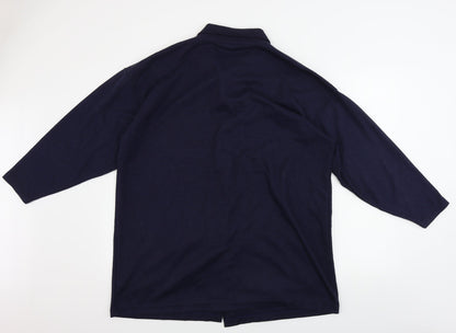 Womens UK Size M South lodge Blue Cardigan Jumper