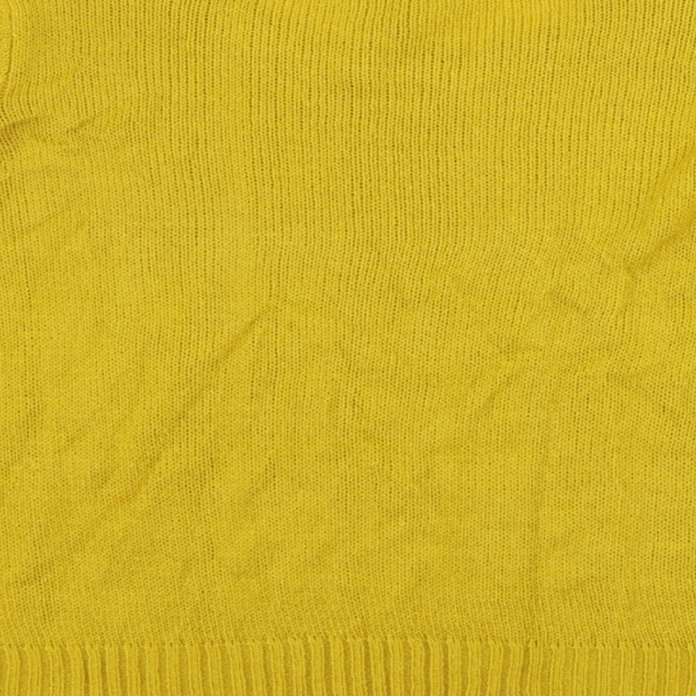 Womens UK Size S H&M Yellow Pullover Jumper
