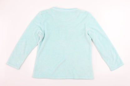 Womens UK Size 14 Preworn Blue Pullover Jumper