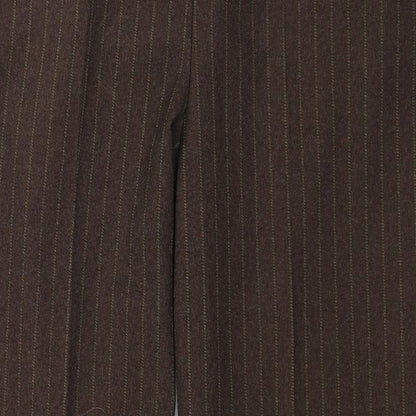 Womens UK Size 30 in Preworn Regular Fit  Brown Trousers