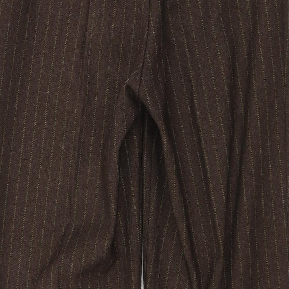 Womens UK Size 30 in Preworn Regular Fit  Brown Trousers