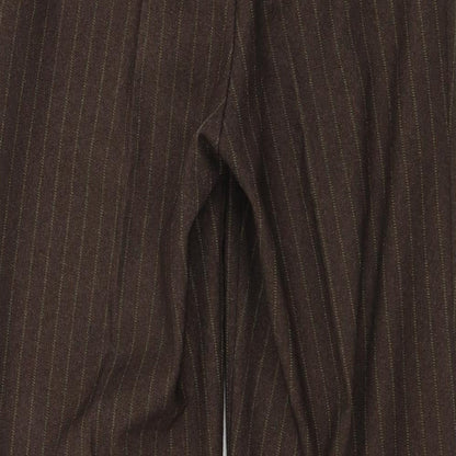 Womens UK Size 30 in Preworn Regular Fit  Brown Trousers