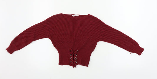 Candy Girls Red   Pullover Jumper Size 10 Years