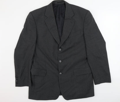 Mens UK Size 40 Savoy Taylors Guild Regular Grey Suit Jacket