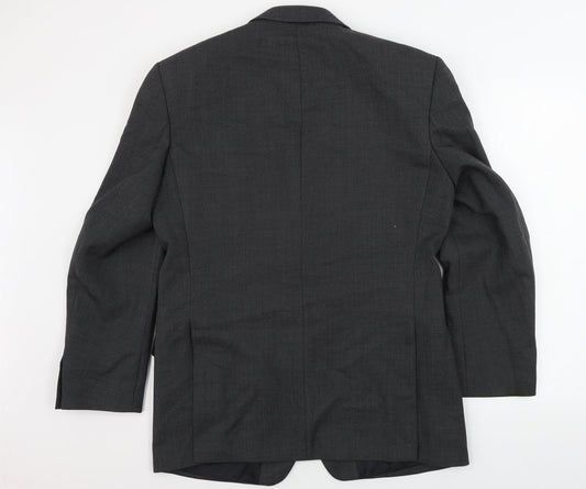 Mens UK Size 40 Savoy Taylors Guild Regular Grey Suit Jacket