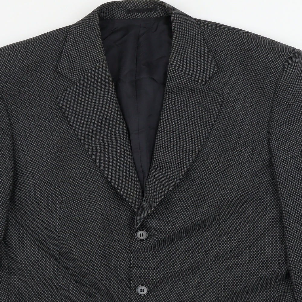 Mens UK Size 40 Savoy Taylors Guild Regular Grey Suit Jacket
