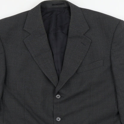Mens UK Size 40 Savoy Taylors Guild Regular Grey Suit Jacket