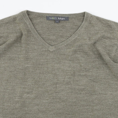 Marks and Spencer  Mens Brown   Pullover Jumper Size L