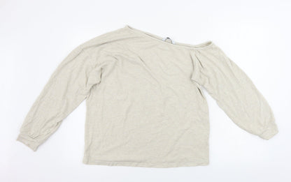 Womens UK Size 12 Marks and Spencer Beige Pullover Jumper
