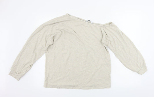Womens UK Size 12 Marks and Spencer Beige Pullover Jumper