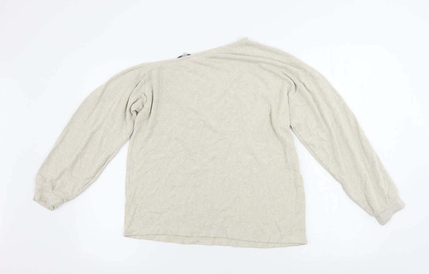 Womens UK Size 12 Marks and Spencer Beige Pullover Jumper
