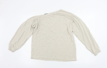 Womens UK Size 12 Marks and Spencer Beige Pullover Jumper