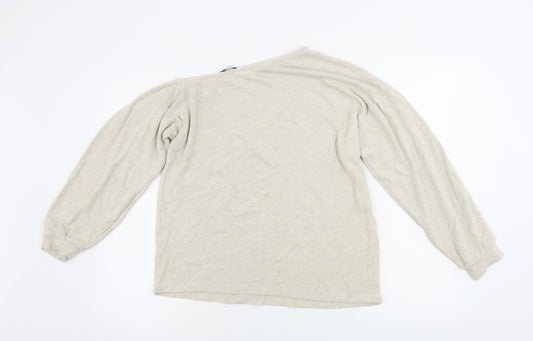 Womens UK Size 12 Marks and Spencer Beige Pullover Jumper