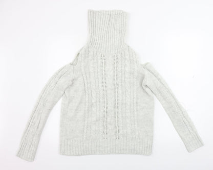 Primark  Womens White   Pullover Jumper Size S