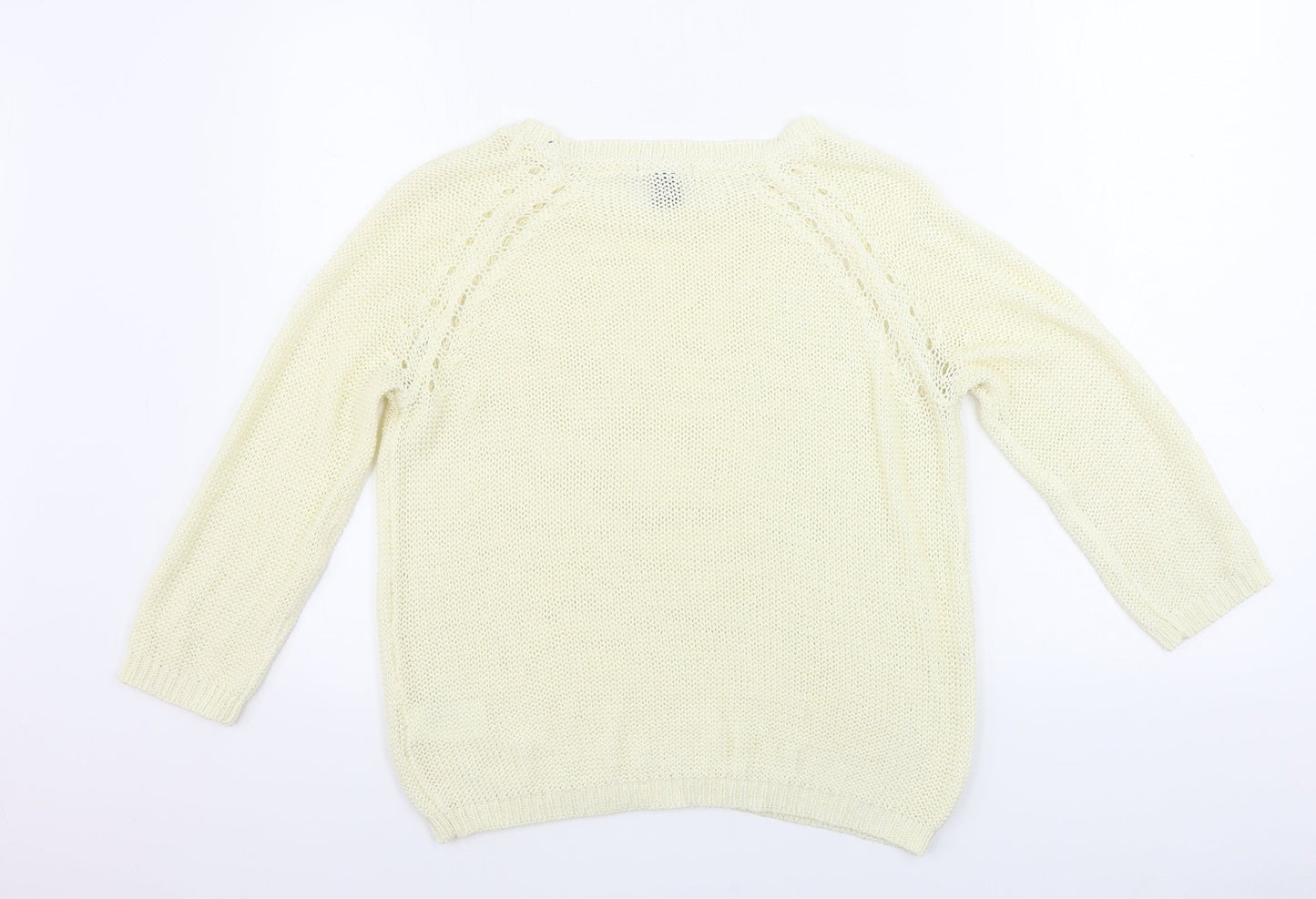 Womens UK Size S H&M Beige Pullover Jumper
