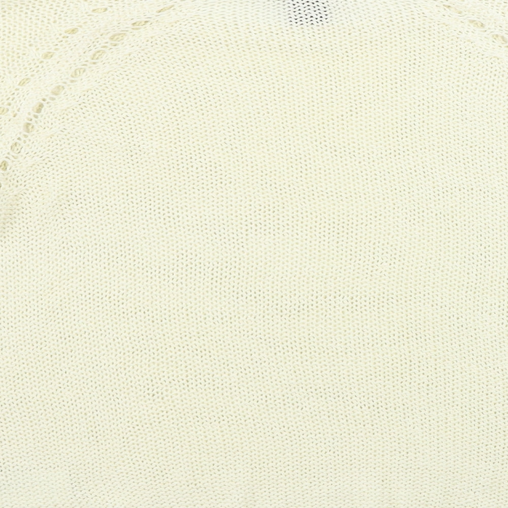 Womens UK Size S H&M Beige Pullover Jumper