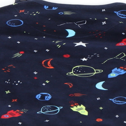 Primark Boys Blue Solid  Cami Pyjama Top Size 9-12 Months