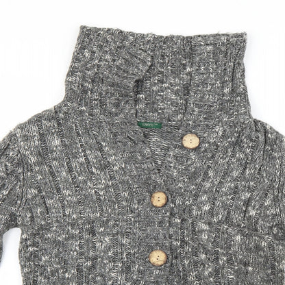 sanye Womens Grey   Cardigan Jumper Size M