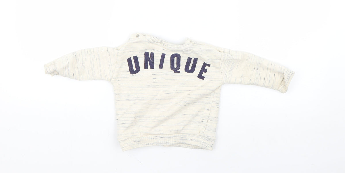 F&F Baby Beige   Pullover Jumper Size 6-9 Months