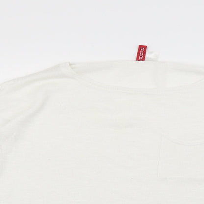 Womens UK Size M H&M White Pullover Jumper