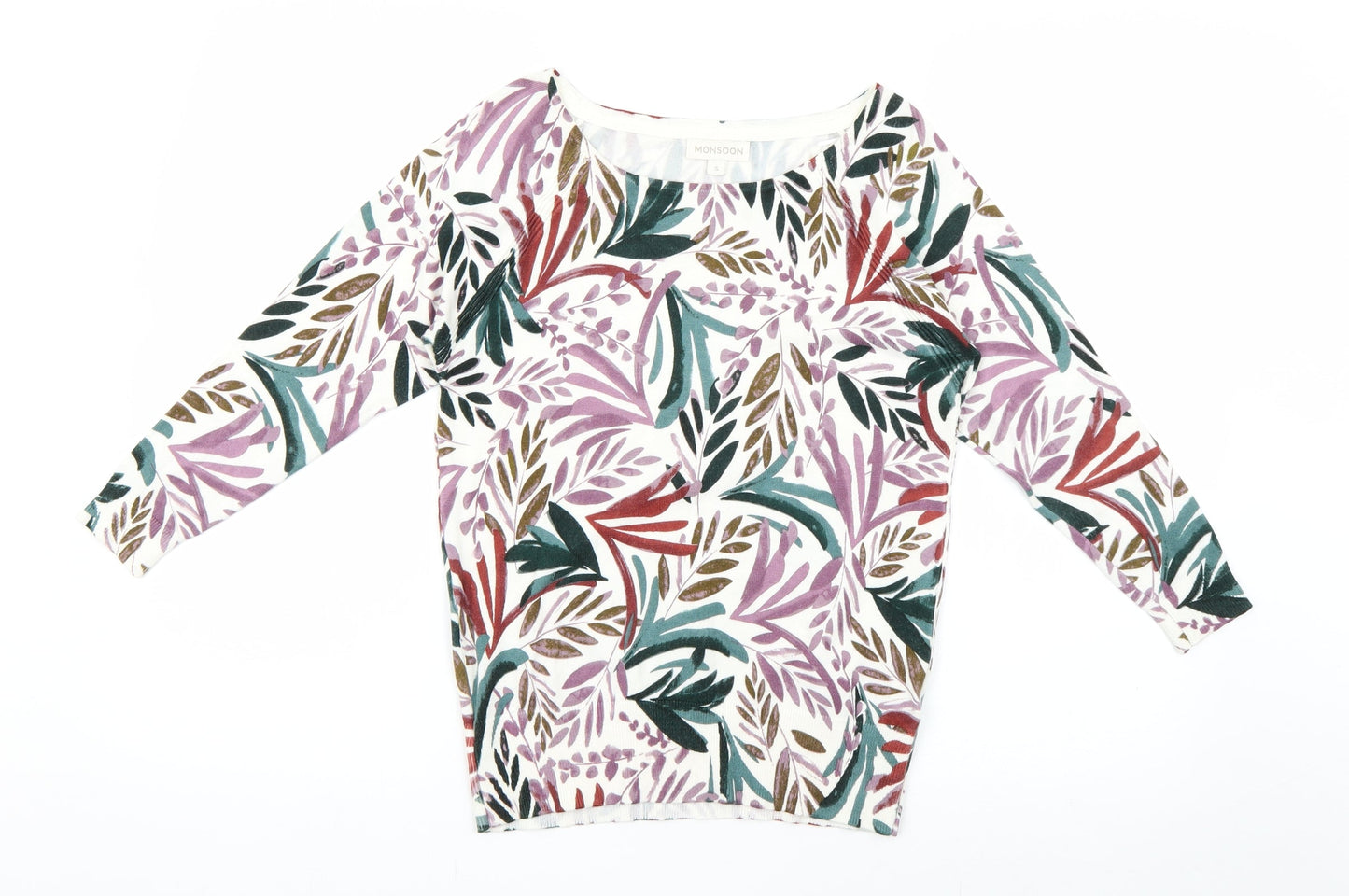 Womens UK Size S Monsoon Multicoloured Pullover Jumper