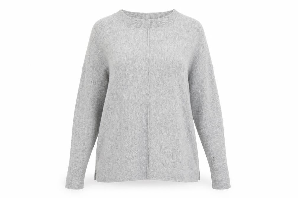Womens UK Size 8 Atmosphere Grey Pullover Jumper