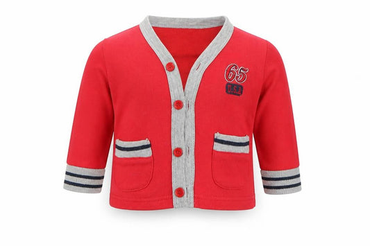 Earlydays Baby Red   Cardigan Jumper Size 9-12 Months