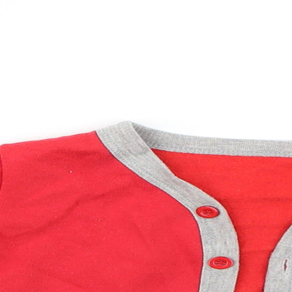 Earlydays Baby Red   Cardigan Jumper Size 9-12 Months