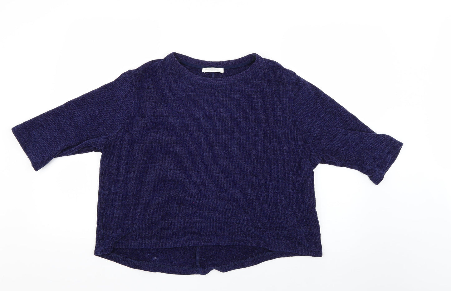 Womens UK Size S zara trafaluc Blue Pullover Jumper