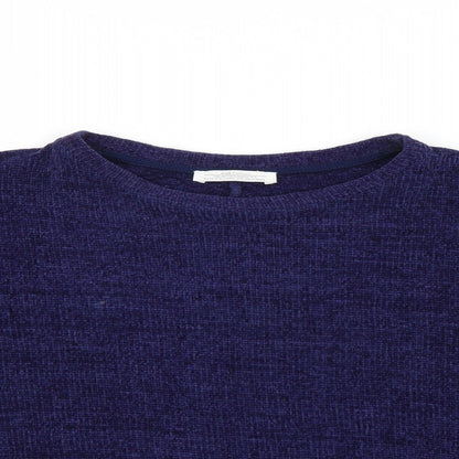 Womens UK Size S zara trafaluc Blue Pullover Jumper