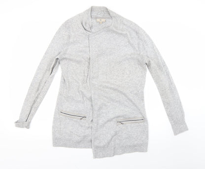 cc Womens Grey   Cardigan Jumper Size S