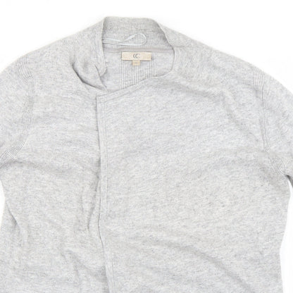 cc Womens Grey   Cardigan Jumper Size S