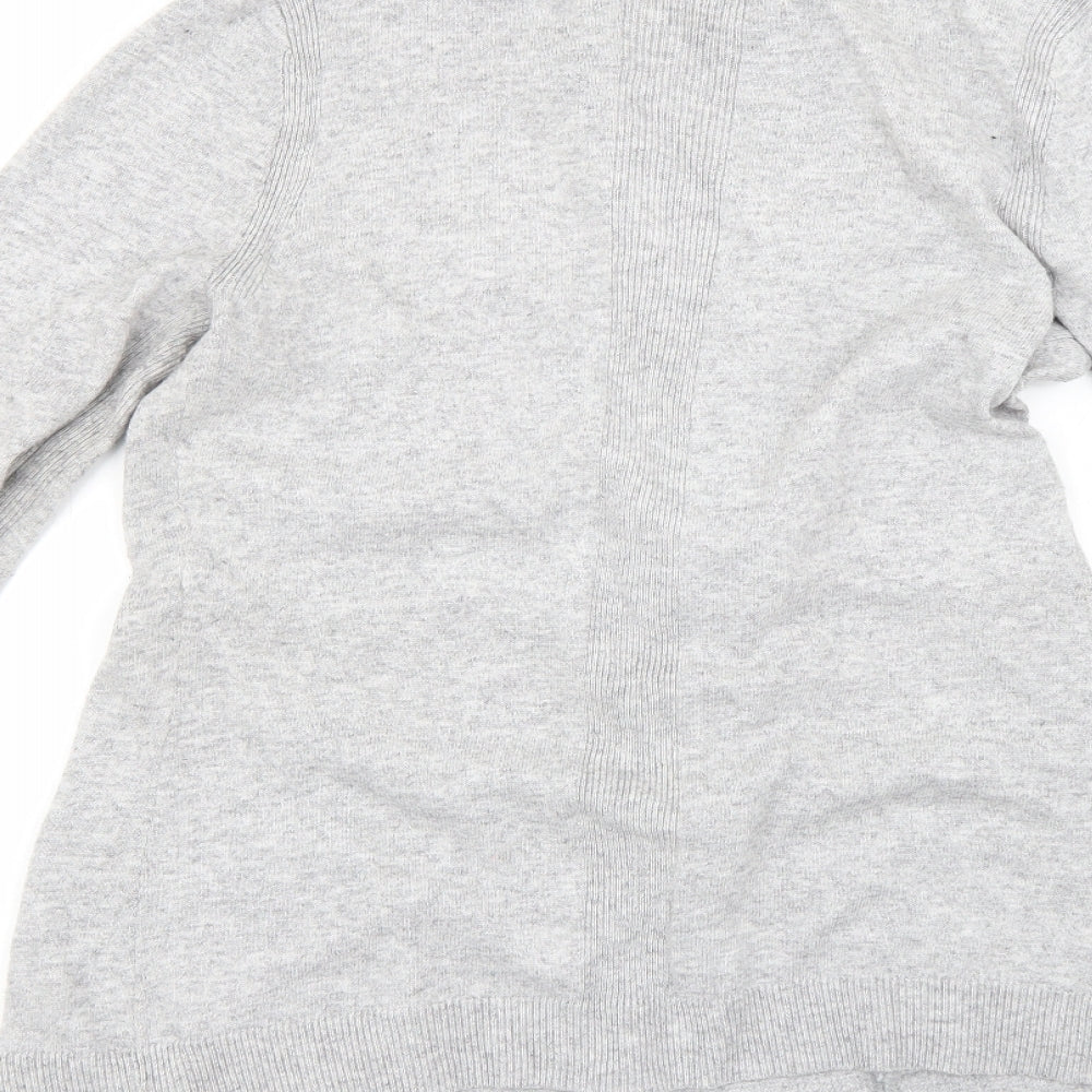cc Womens Grey   Cardigan Jumper Size S