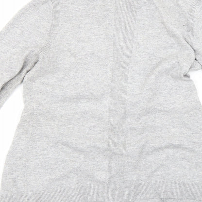 cc Womens Grey   Cardigan Jumper Size S