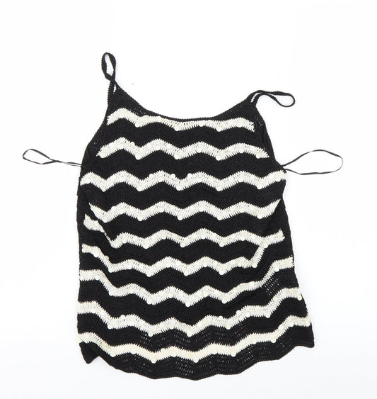 Womens UK Size M Principles Black Basic Tank