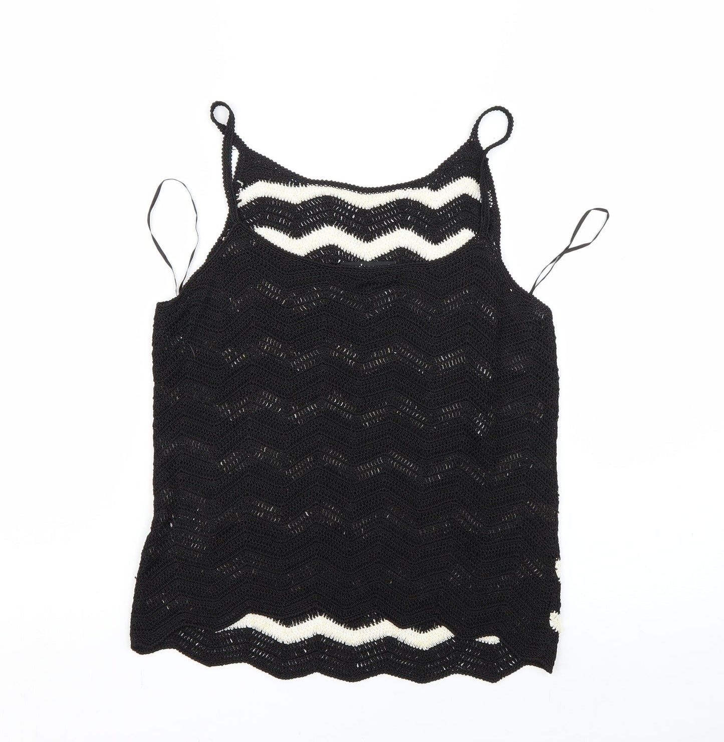 Womens UK Size M Principles Black Basic Tank