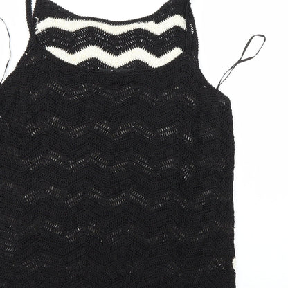 Womens UK Size M Principles Black Basic Tank