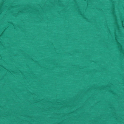 F&F Boys Green   Basic T-Shirt Size 6-7 Years  - Christmas t shirt