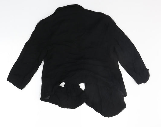 New Look Womens Black   Jacket Blazer Size 12