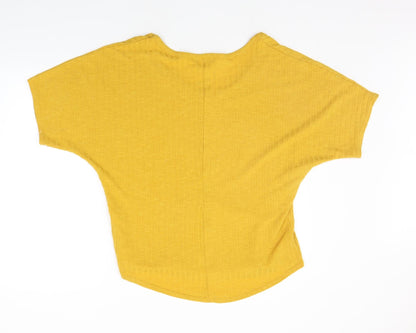 Womens UK Size M Select Yellow Pullover Jumper