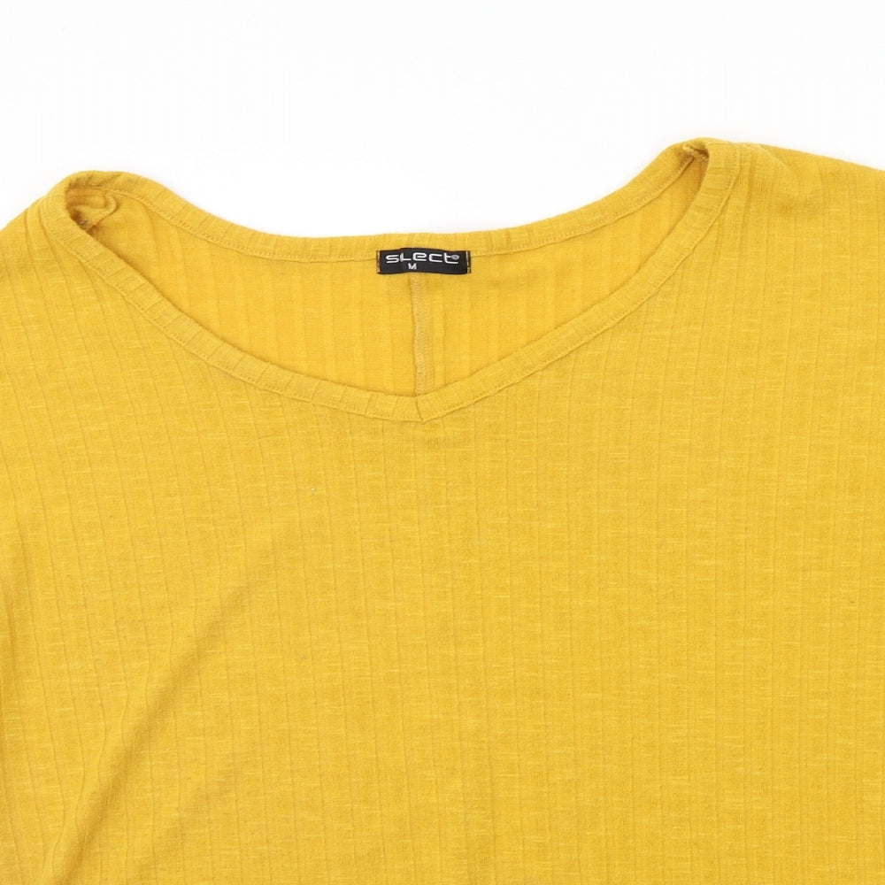 Womens UK Size M Select Yellow Pullover Jumper